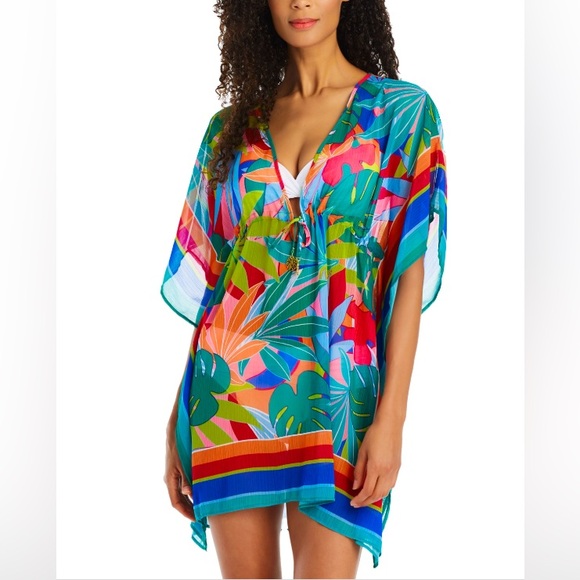 Bleu Rod Beattie Other - Bleu Rod Beattie Tropical Kimono
Cover-Up Tunic Multi Color Large
NWOT